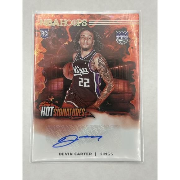 2024-25 Panini Nba Hoops - Hot Signatures Rookies Devin Carter #HSR-DEV - Picture 1 of 2